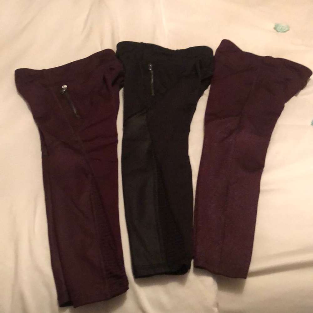 Set of 3 girls active pants